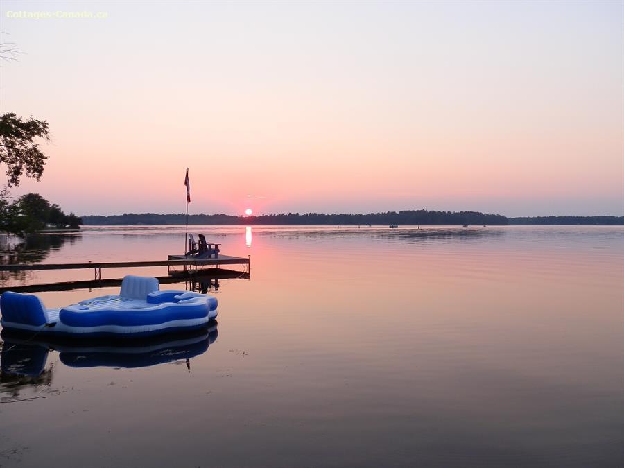 Cottage rental Ontario, Muskoka, Port Severn | sunset view ...